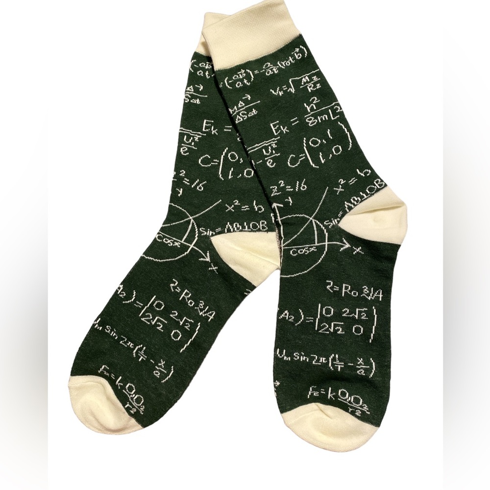 Numbers Graphic Crew Socks - #99 / Any 3 Pair $15